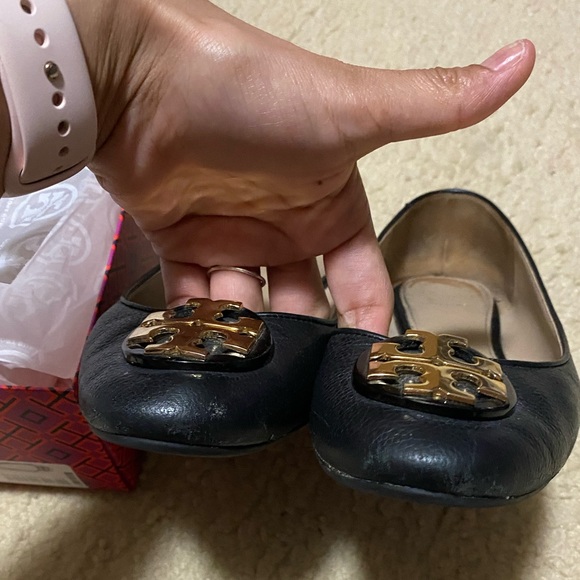 🔥🔥TORY BURCH FLAT BLACK 🔥🔥 9 1/2 - Picture 4 of 11